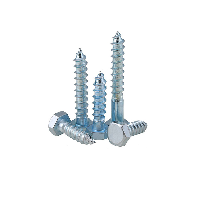 DIN 571 हेक्स हेड सेल्फ टैपिंग स्क्रू DIN571 स्टैंडर्ड वुड स्क्रू कोच स्क्रू लैग स्क्रू