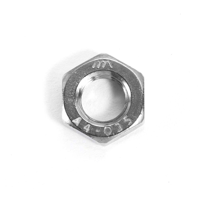 उच्च गुणवत्ता ISO4035 DIN936 AISI 304 स्टेनलेस स्टील हेक्स पतला नट जैम नट