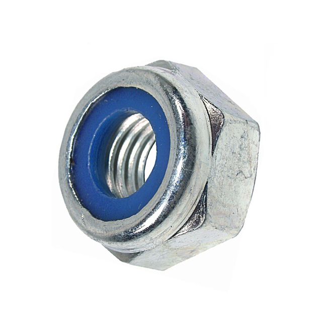 DIN982 स्टेनलेस स्टील 304 316 हेक्स नायलॉन इंसर्ट लॉक नट
