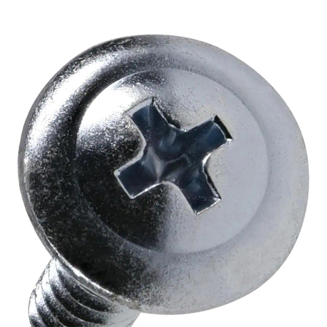 फिलिप्स ड्राइव वेफर संशोधित ट्रस हेड कार्बन स्टील जिंक प्लेटेड सेल्फ ड्रिलिंग स्क्रू