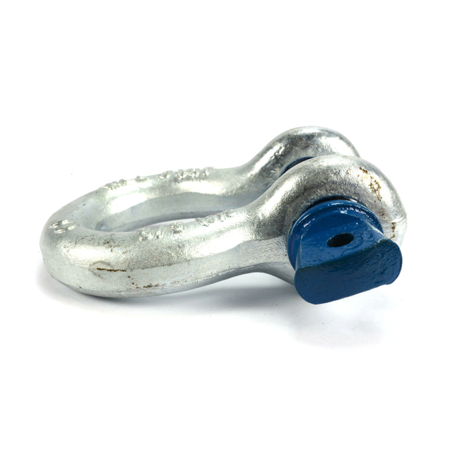 हेवी ड्यूटी गैल्वनाइज्ड फोर्ज्ड स्टील जी-209 स्क्रू पिन लिफ्टिंग एंकर शेकल बो शेकल्स रिगिंग के लिए
