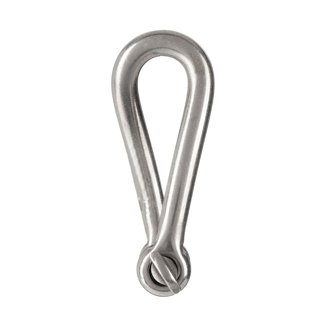 स्क्रू पिन के साथ स्टेनलेस स्टील ट्विस्टेड हथकड़ी