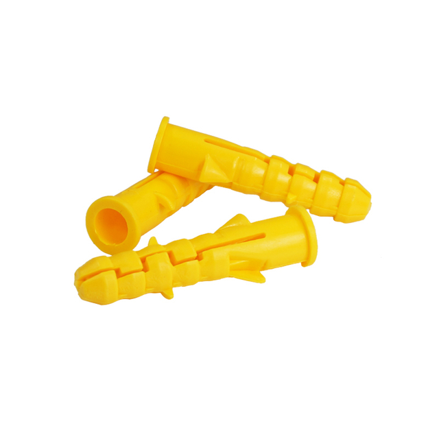 रॉल प्लग प्लास्टिक एक्सपेंशन पाइप ट्यूब वॉल प्लग फिलिप्स फ्लैट हेड स्क्रू के साथ ड्राईवॉल वॉल एंकर