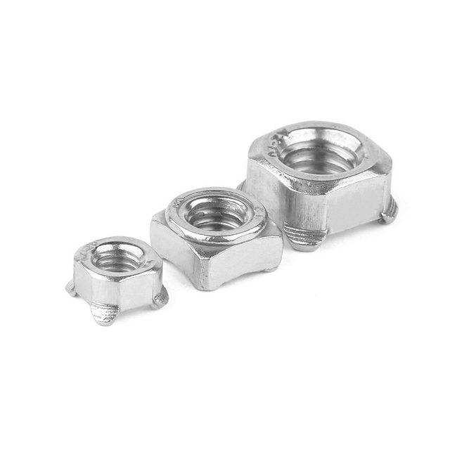 चीन आपूर्तिकर्ता दीन 928 मीट्रिक स्क्वायर वेल्ड नट ए2 स्टेनलेस स्टील