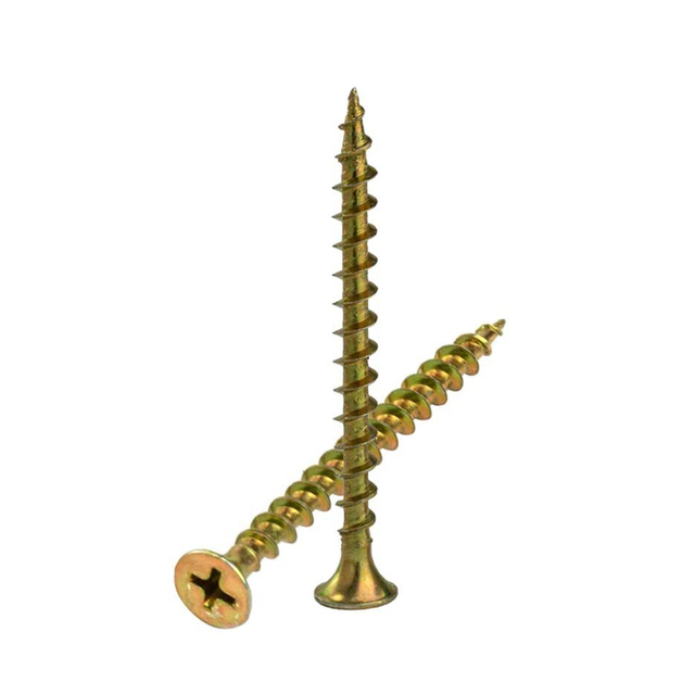 फाइन थ्रेड येलो जिंक ड्राईवॉल स्क्रू फिलिप्स बिगुल हेड कार्बन स्टील