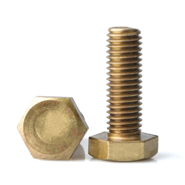 हेक्सागोन हेड DIN 933 कार्बन स्टील हेक्स बोल्ट ग्रेड 8 पीला जिंक प्लेटेड फिनिश