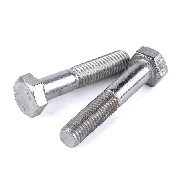 DIN931 स्टेनलेस स्टील 304 A2-70 A2-80 हाफ थ्रेड आउटर हेक्स हेड बोल्ट