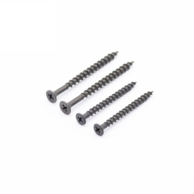 बिगुल हेड के साथ C1022 कार्बन स्टील ड्राई वॉल स्क्रू फाइन थ्रेड ग्रे फॉस्फेट ड्राईवॉल स्क्रू