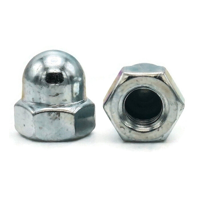 जिंक प्लेटेड DIN1587 हेक्सागोन डूम कैप नट एकोर्न नट