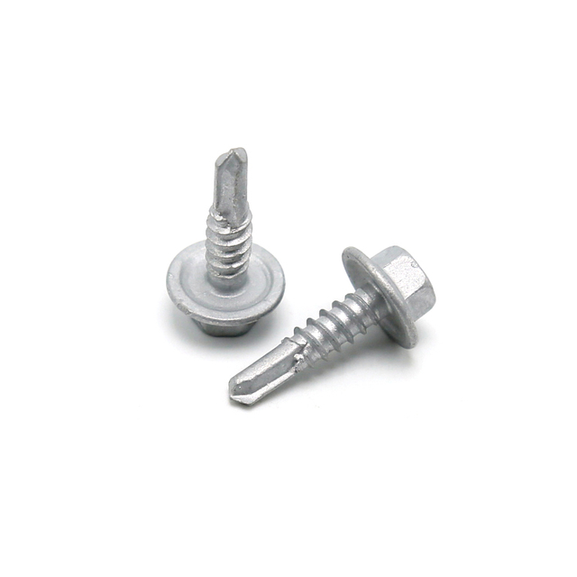 मोटे स्टील के लिए रसपर्ट कोटिंग हेक्स फ्लैंज हेड सेल्फ ड्रिलिंग स्क्रू